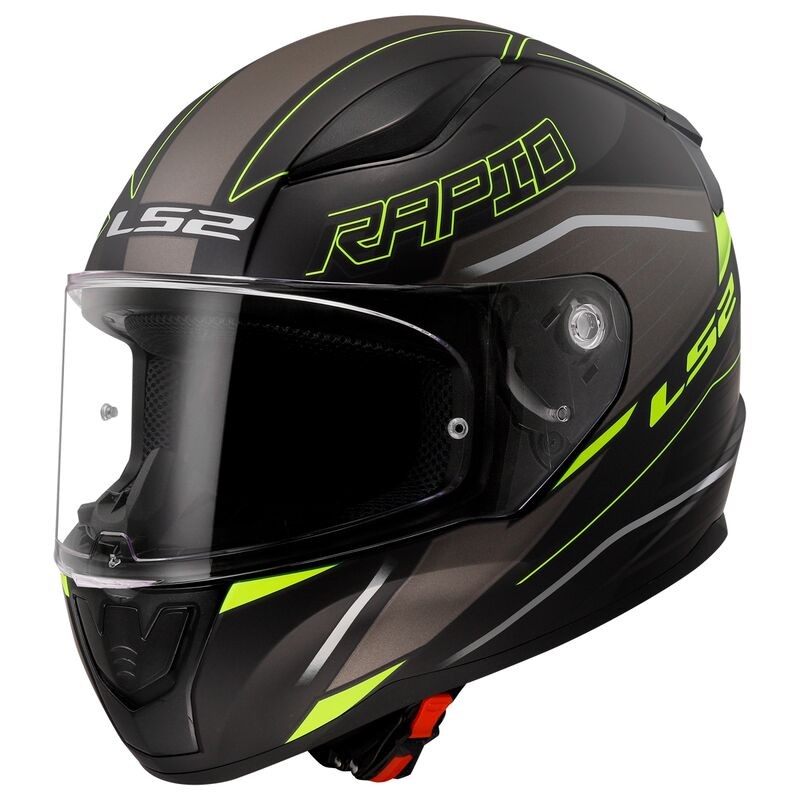 Casco LS2 FF353 RAPID II ROKKU NEGRO HV AMARILLO 22.06