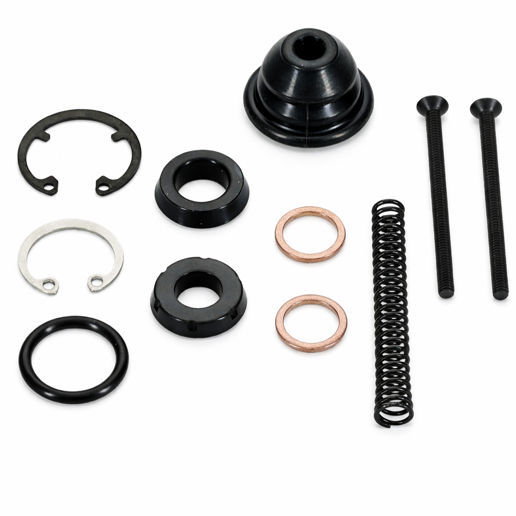 Componentes internos cilindro maestro freno Honda Kawasaki