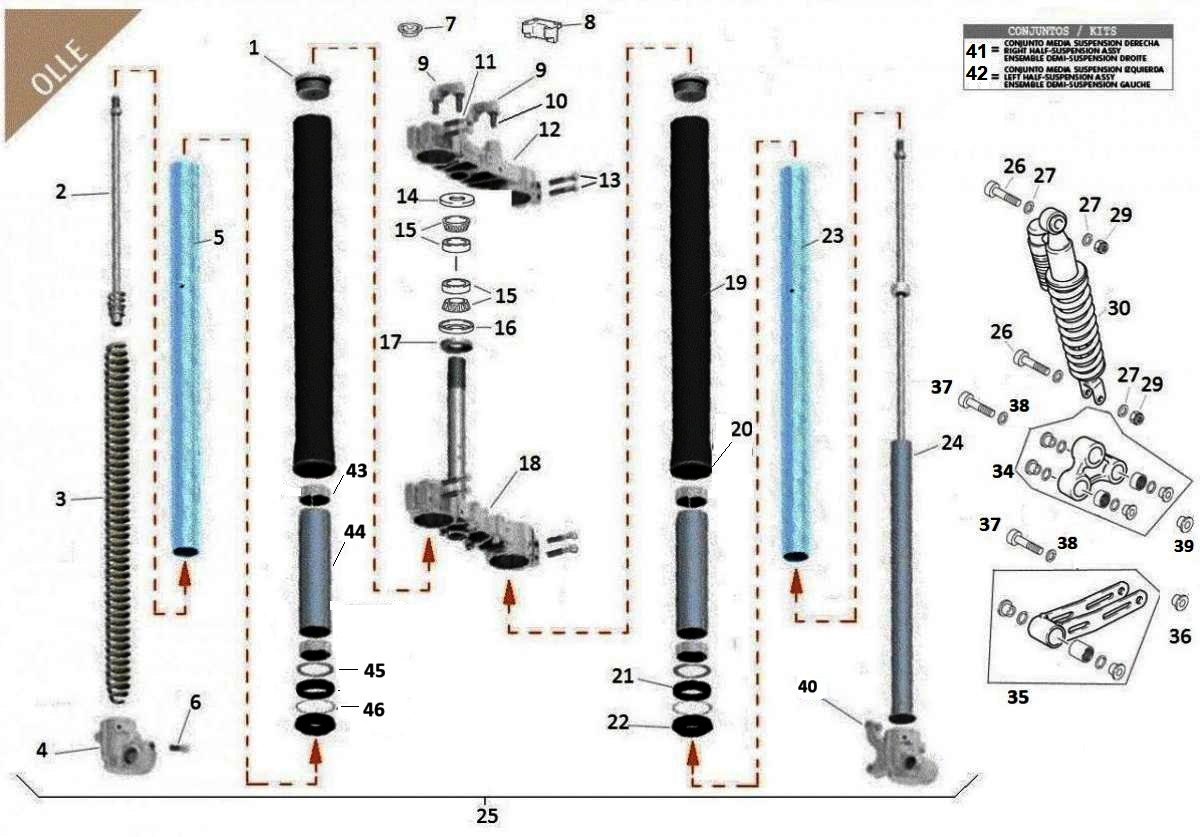 Amortiguador trasero regulable Rieju OEM 0/000.180.6003 compatible MRT MR Marathon
