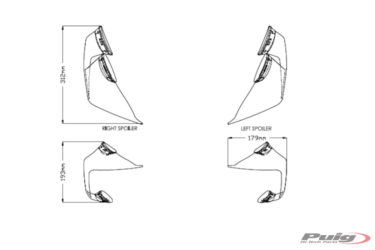 Alerones Frontales PUIG GP BMW S1000RR 2022 9