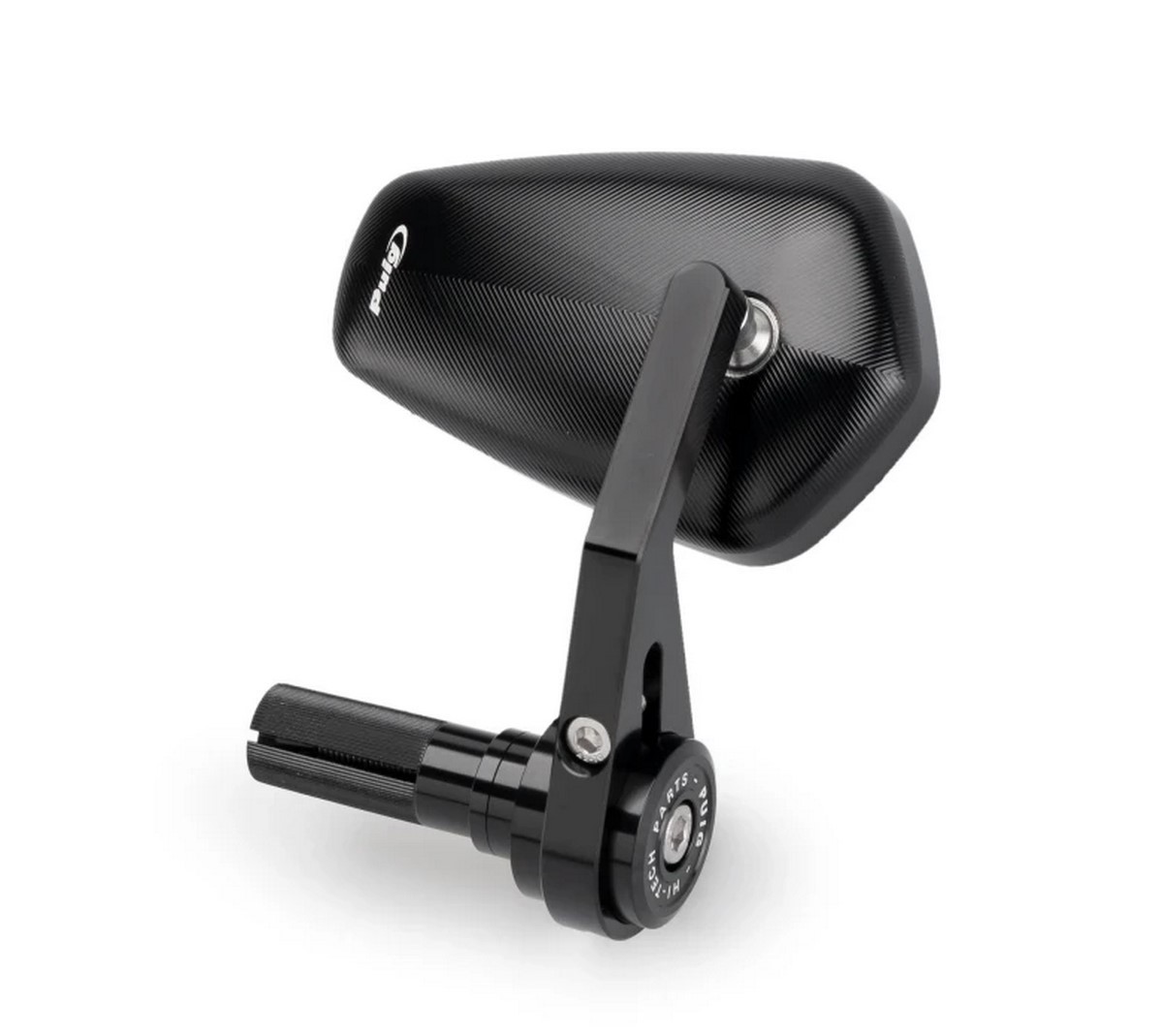 Espejo retrovisor PUIG Bond negro universal no homologado para moto