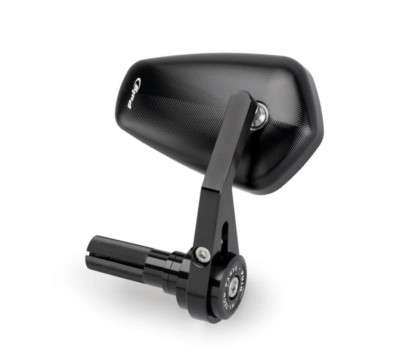 Espejo retrovisor PUIG Bond negro universal no homologado para moto