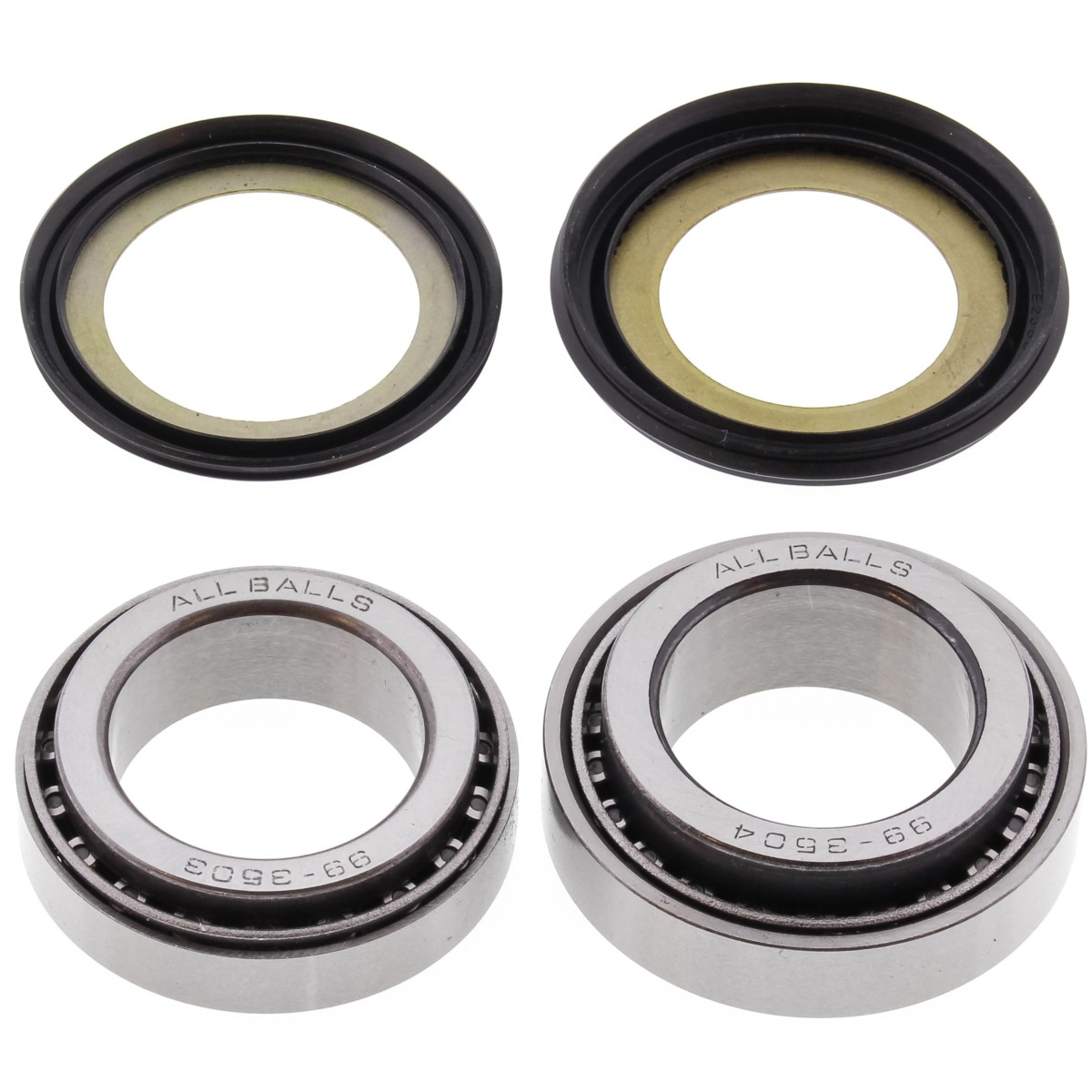 Detalle del kit de rodamientos de dirección 22-1014 para Kawasaki GPZ 500 y KZ 650