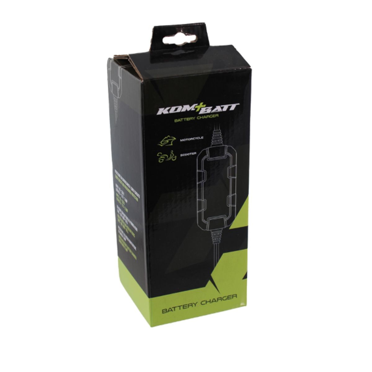 Cargador mantenedor de batería inteligente KOM+BATT 6/12V 2A hasta 30Ah
