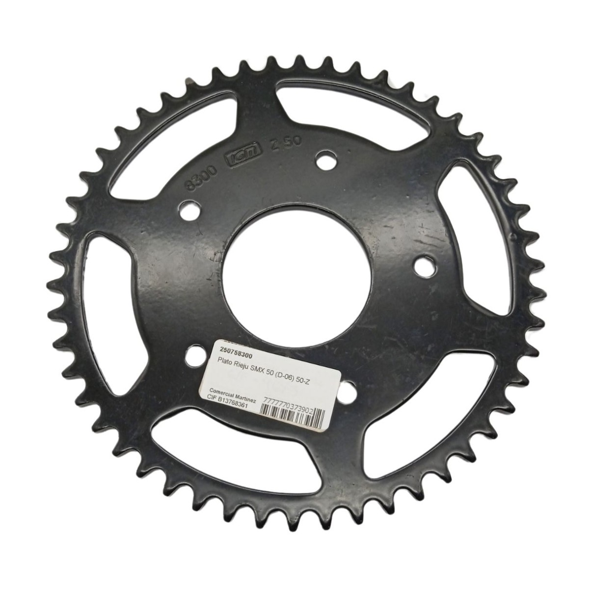 250758300 Plato Rieju SMX 50 D-06 50-Z