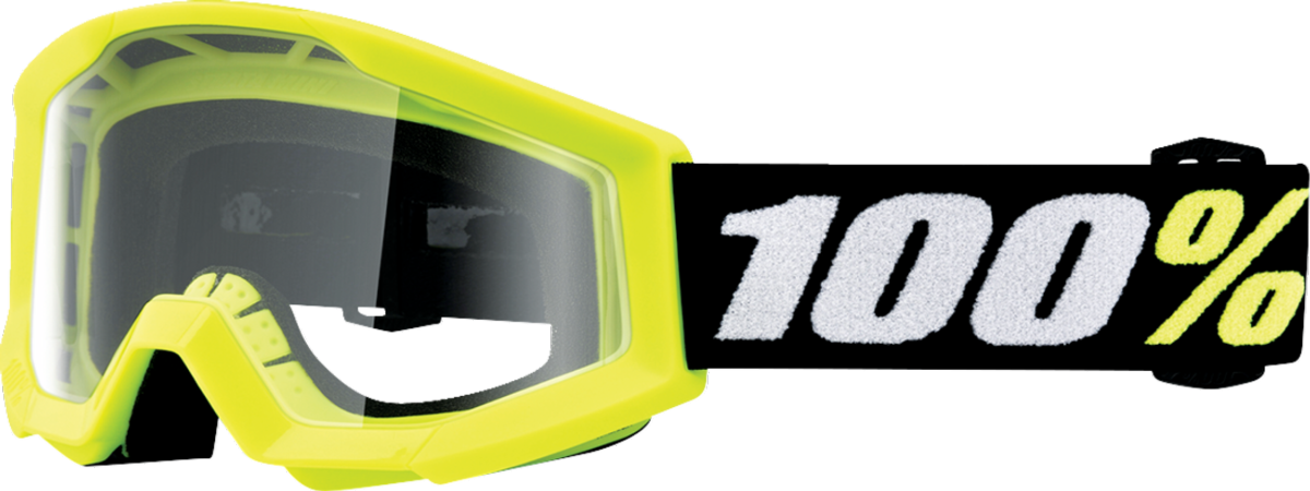 Gafas Cross 100% STRATA MINI Infantiles Amarillas