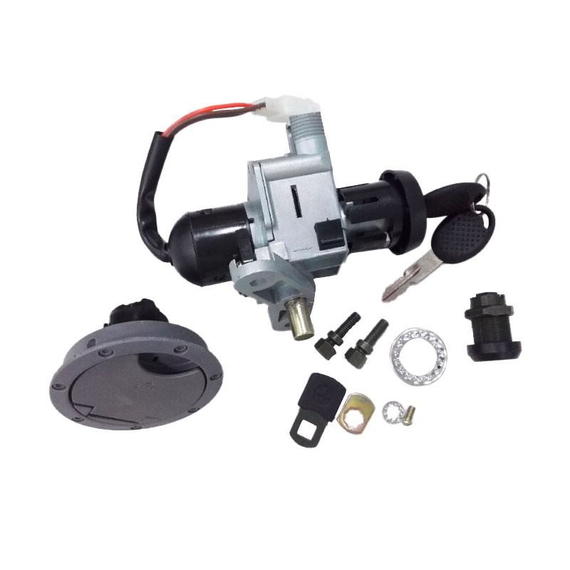 Cerradura Contacto Yamaha Aerox 03-12 (Guantera + Tapón Depósito)