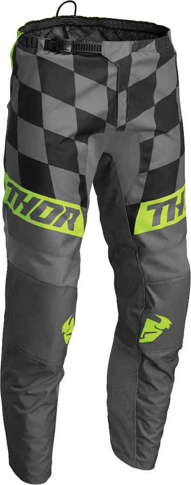 Pantalón THOR SECTROR BIRDROCK Cross/Enduro Gris/Amarillo