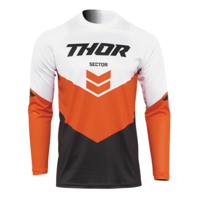 Camiseta THOR SCT INFANTIL Cross/Enduro Blanco/Negro/Naranja