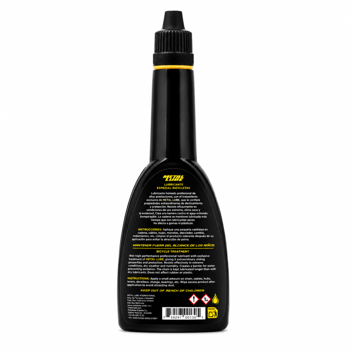 Metal Lube Fórmula Bicicleta 60 ml lubricante profesional 1