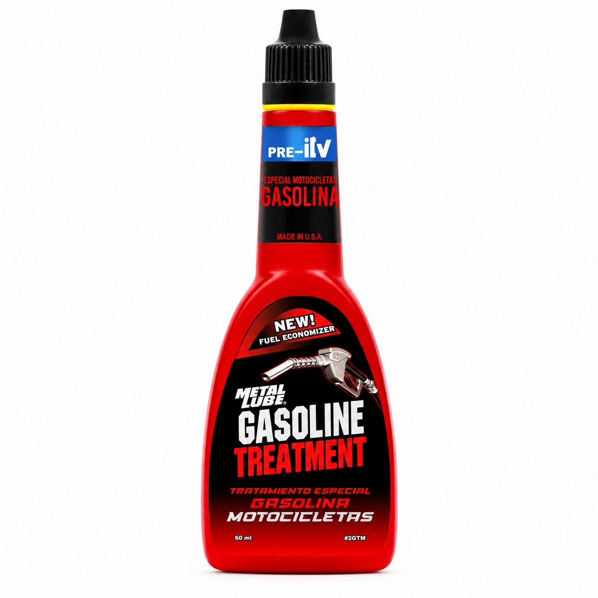 Aditivo Metal Lube 2GTM Sistema Gasolina para motos 60 ml