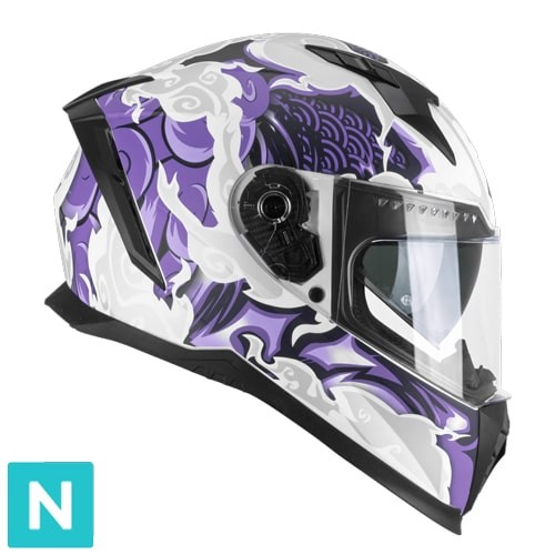 Casco moto CGM 311 BLAST con visor solar interior retráctil