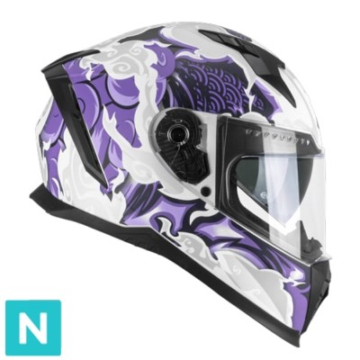 Casco moto CGM 311 BLAST con visor solar interior retráctil