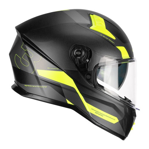 Casco 333 ONYX negro integral con visor solar