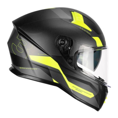 Casco 333 ONYX negro integral con visor solar