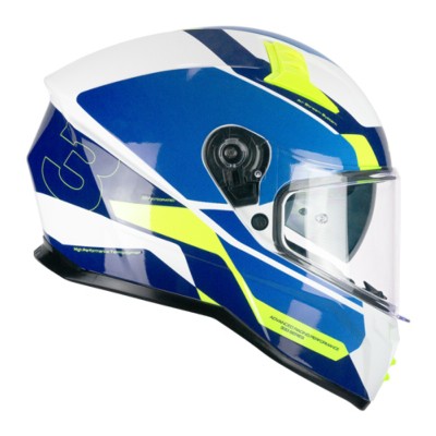 Casco 333 ONYX HPT con visor solar desplegado