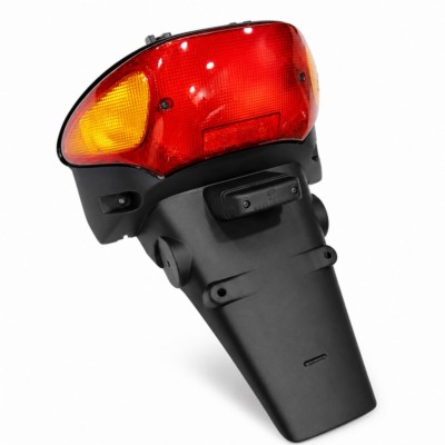 Guardabarros y portamatrículas trasero completo con piloto e intermitentes no original para Honda Bali
