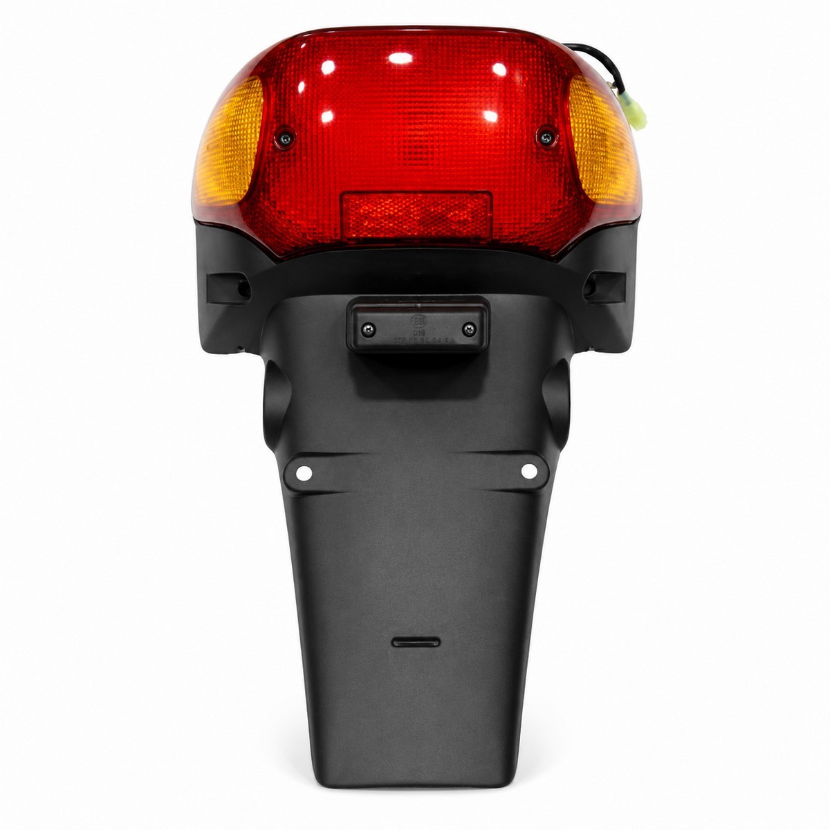 Guardabarros y portamatrículas trasero completo con piloto e intermitentes no original para Honda Bali 1