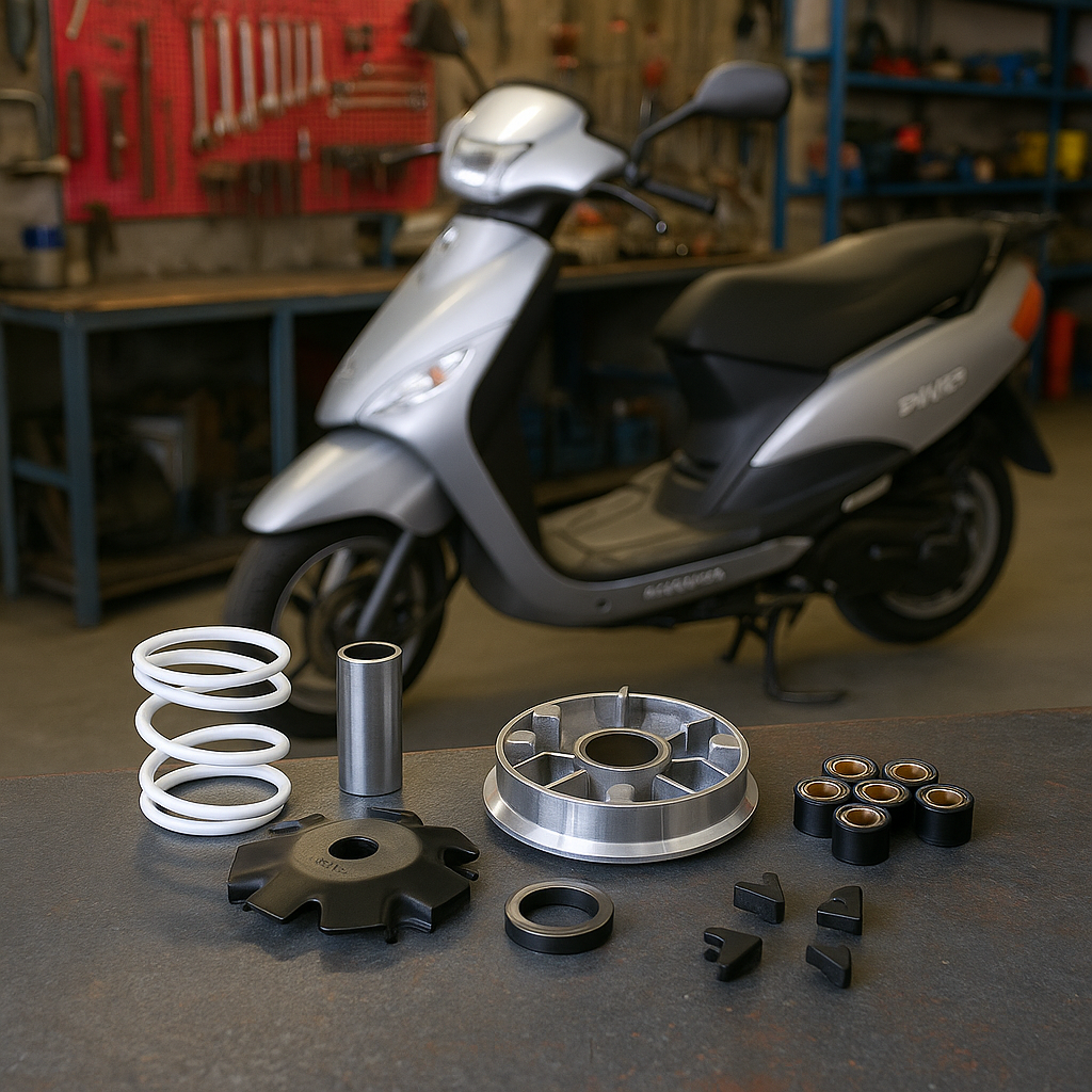Variador Malossi Multivar para KYMCO 50 2T y 4T con rodillos 1