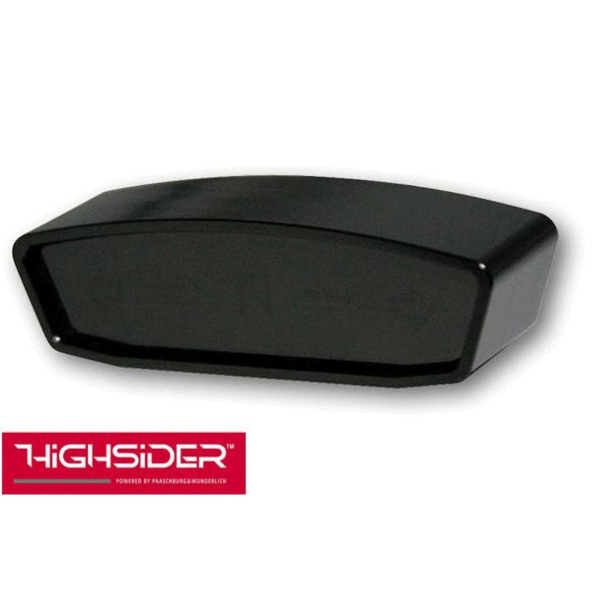 Medidor indicador en negro anodizado cristal ahumado.