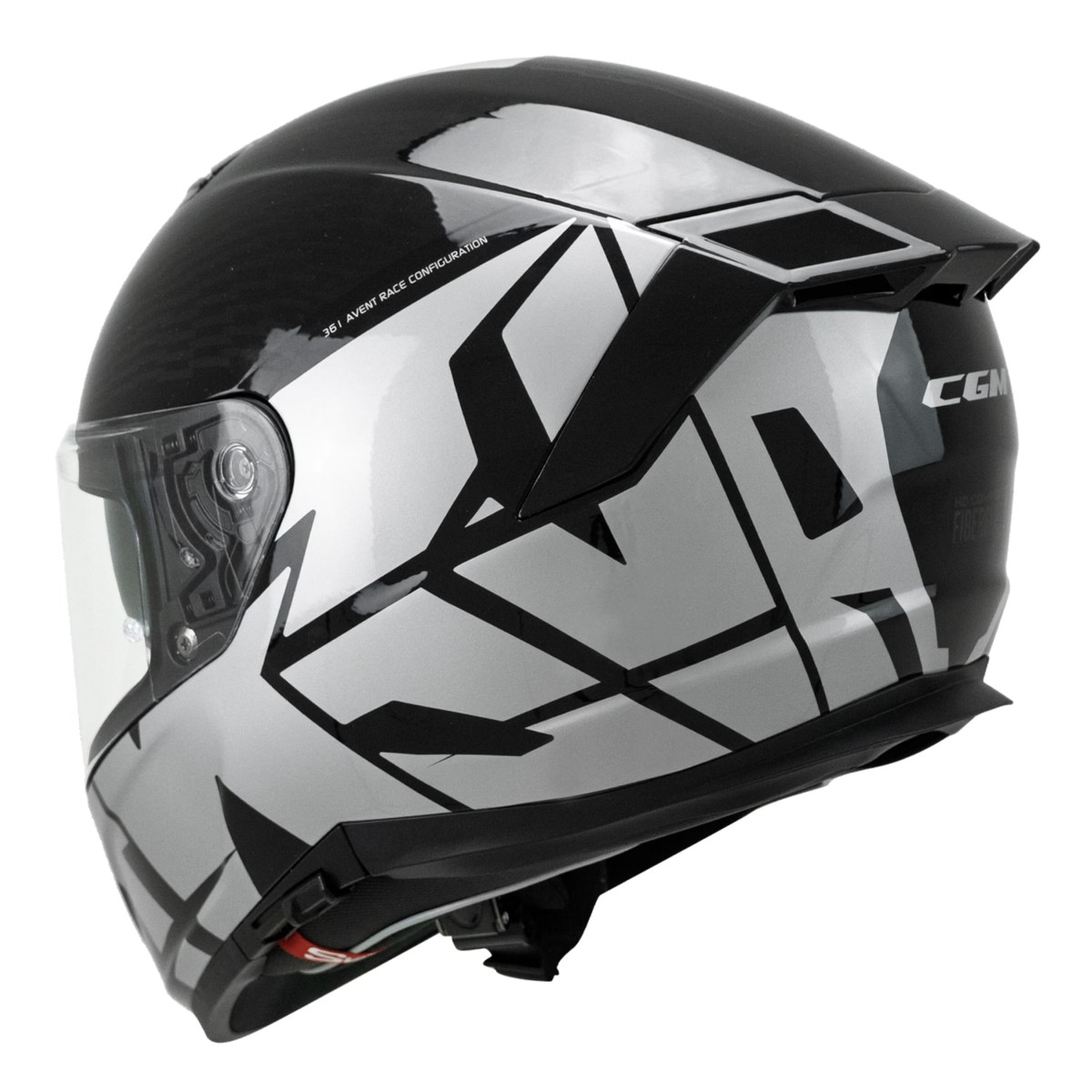 CGM 361t Avent casco moto fibra HD Composite