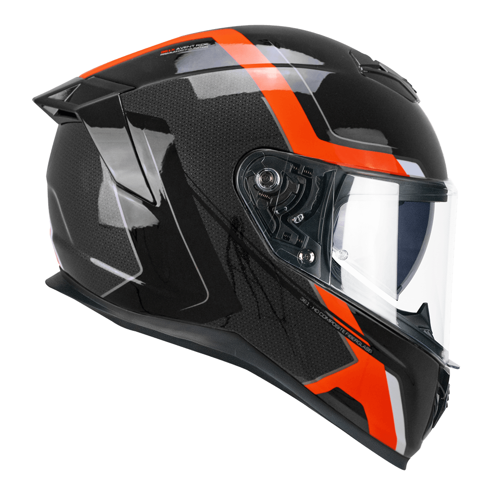 CGM 361 Avent casco moto fibra HD Composite