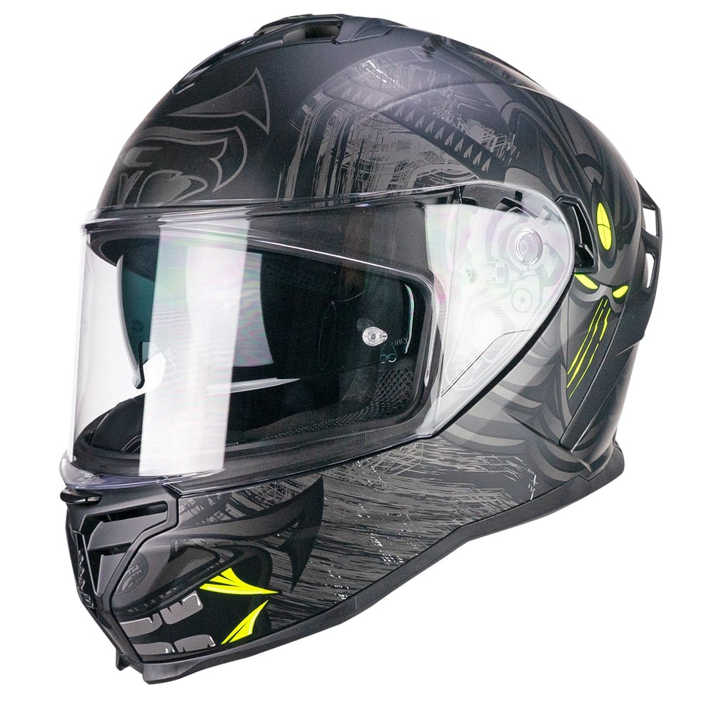 Casco CGM 363 Shot race oriented con visor solar