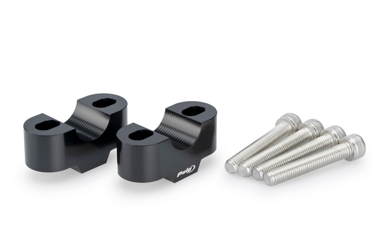 Torretas PUIG de 20 mm para manillar de 25 mm en aluminio anodizado