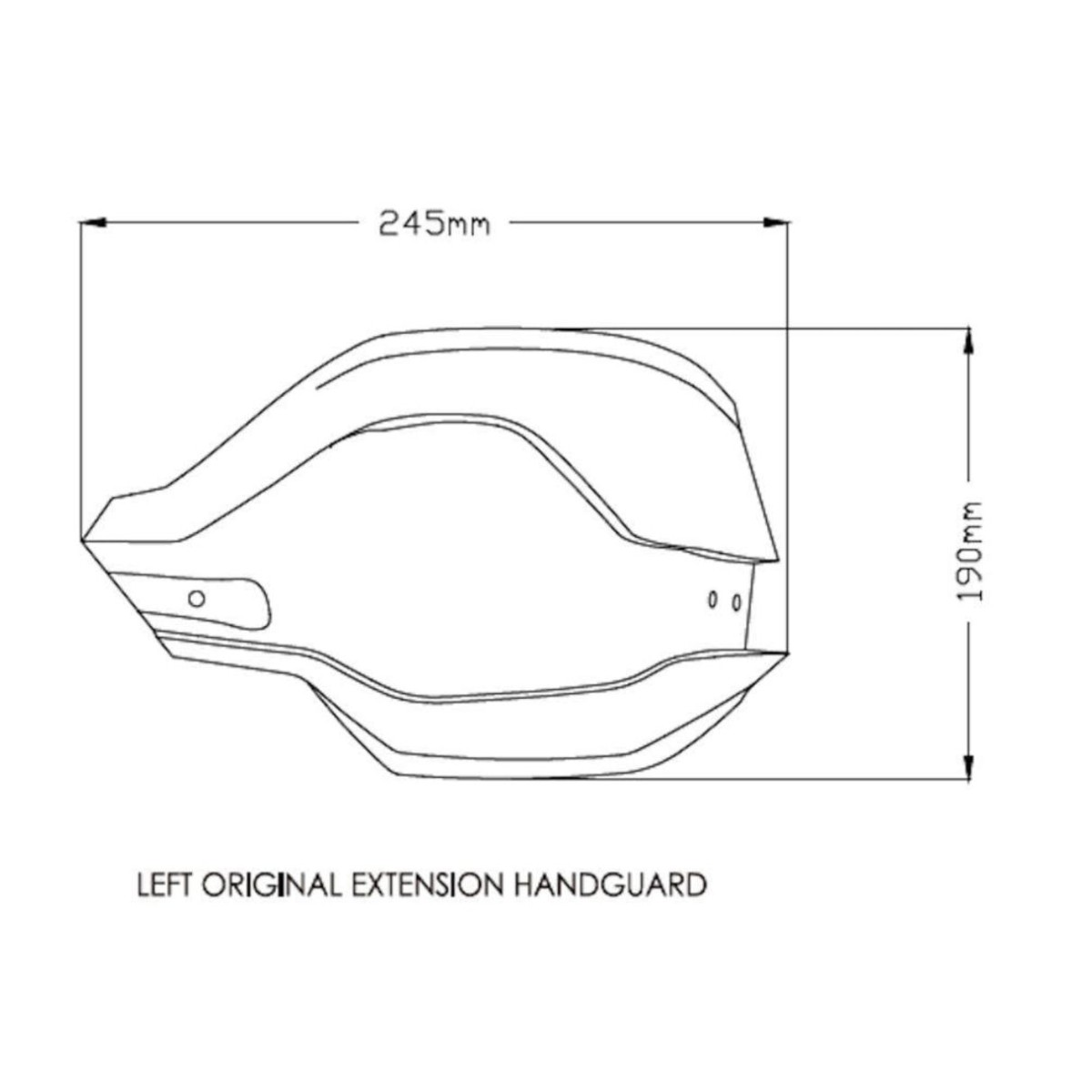 Extensión Paramanos PUIG BMW R1250GS, R1200GS, S1000XR, F900XR, F850GS, F800GS, F750GS 9