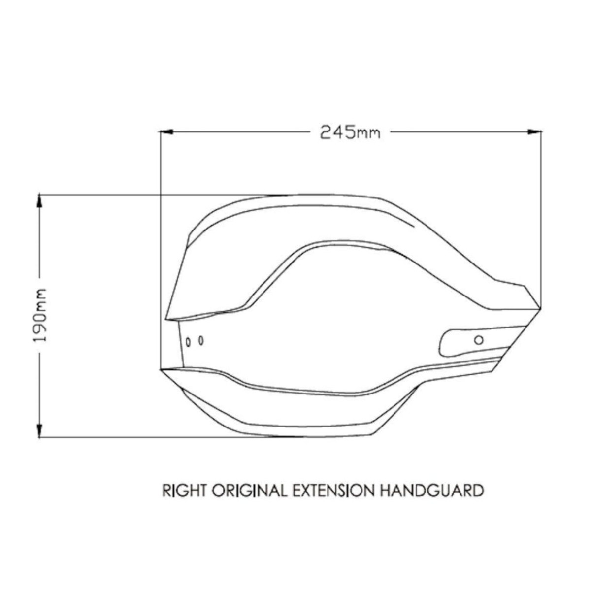 Extensión Paramanos PUIG BMW R1250GS, R1200GS, S1000XR, F900XR, F850GS, F800GS, F750GS 8
