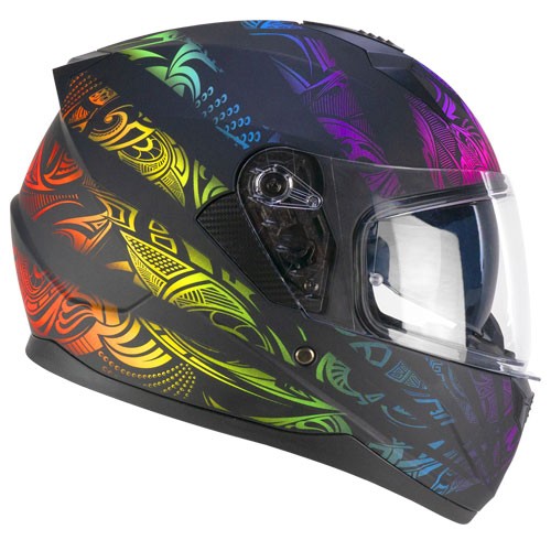 Casco Integral SKAP-P SPEEDER RAINBOW Arcoiris Mate