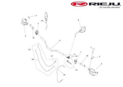 Recambio original maneta embrague Aventura 307 Rally 0/000.830.4702