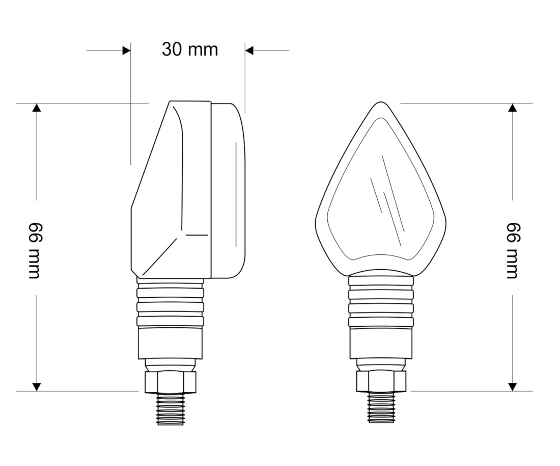 Intermitentes PUIG FLECHA CORTOS LED Universales 2