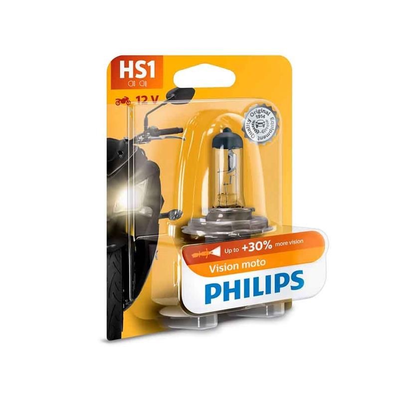 Lámpara Faro Philips 12V 35/35W PX43t Halógena HS1 Vision Moto