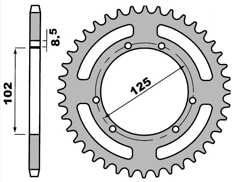 Plato Derbi Senda, DRD 53z