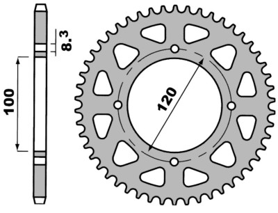 Plato Beta RR 50 Supermotard '06-'09, RR 50 Racing '05-'09 51z