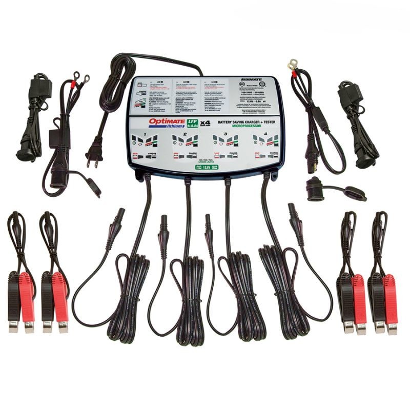 Cargador/Mantenedor de baterías OPTIMATE LITHIUM 4S 4 X 0,8A TM-484 3