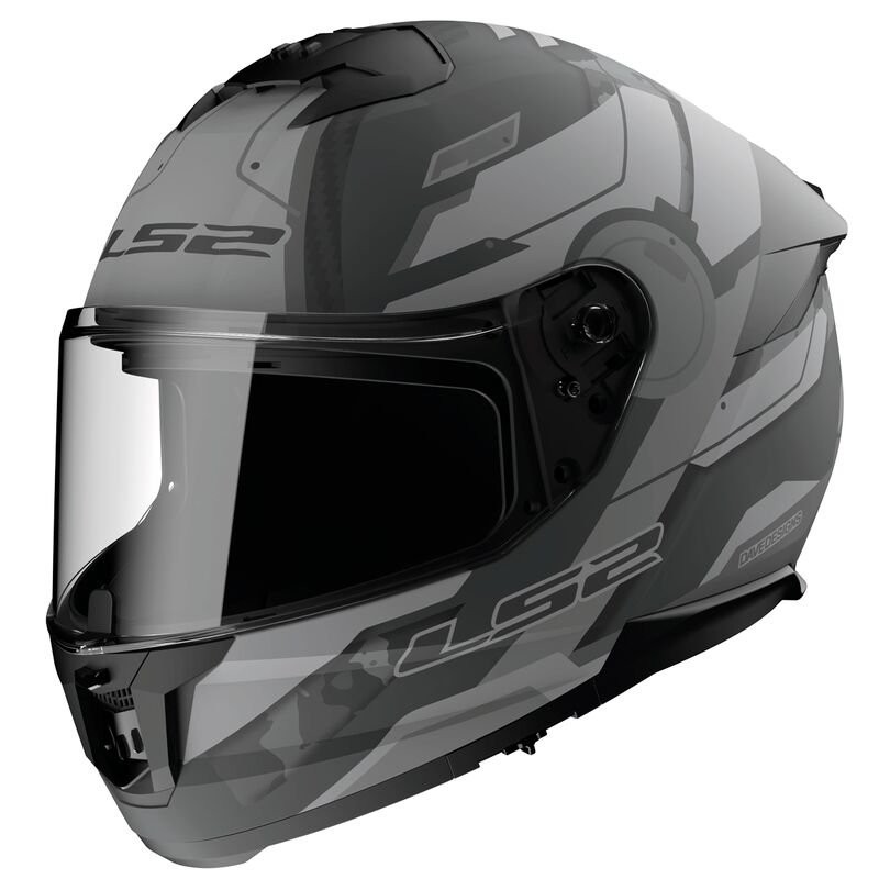 Casco LS2 FF808 STREAM II SHADOW GRIS TRITANIO MATE