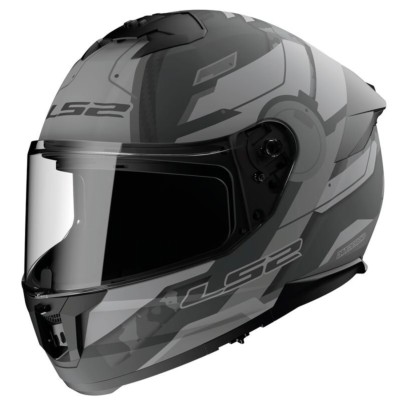 Casco LS2 FF808 STREAM II SHADOW GRIS TRITANIO MATE