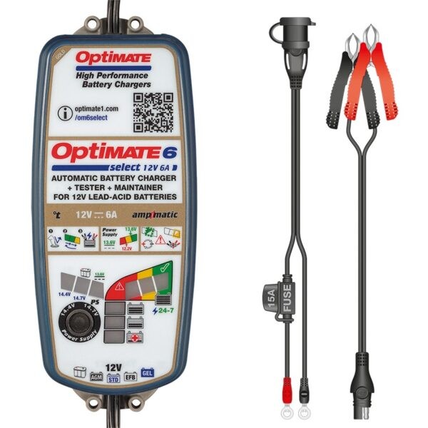 Cargador/Mantenedor de baterías OPTIMATE 6 SELECT TM-370 3