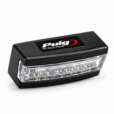 Luz Portamatrícula LED Puig ALU 5565N Homologada
