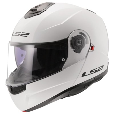 Casco LS2 FF908 STROBE II MODULAR SOLID BLANCO ECE 22.06