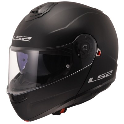 Casco LS2 FF908 STROBE II MODULAR SOLID NEGRO MATE ECE 22.06