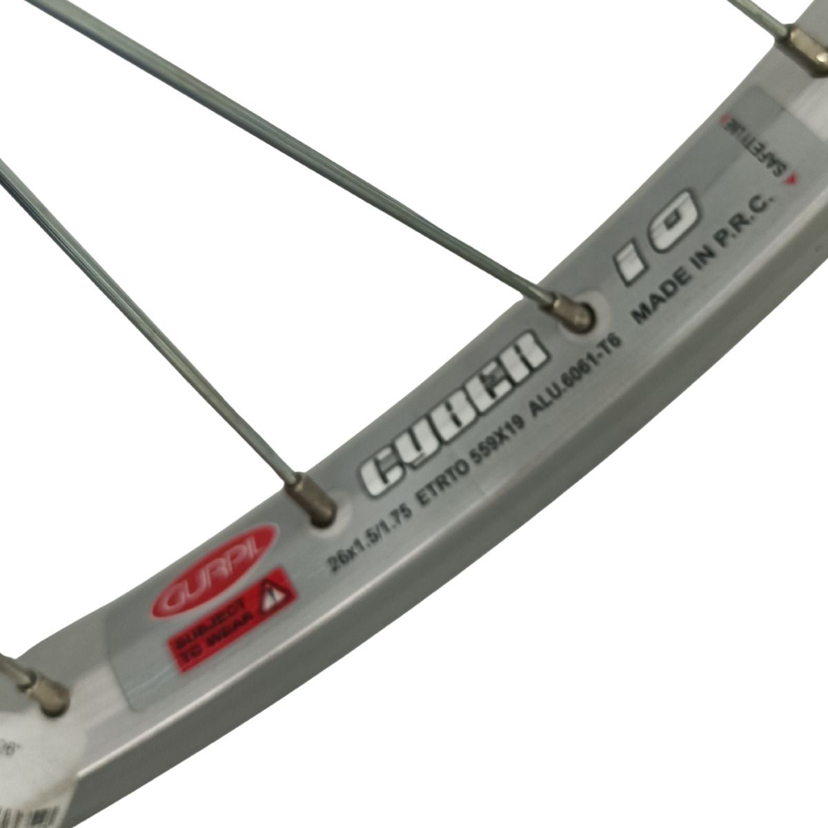 Rueda trasera bicicleta 26 pulgadas aluminio Gurpil con cierre rápido, compatible 26x1,5 26x1,75 5