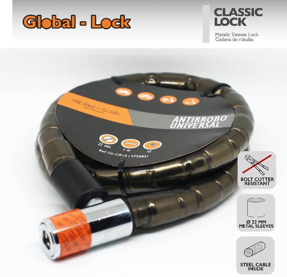 Candado de Rótulas Universal GLOBAL-LOCK CLASSIC LOOK (1200mm)