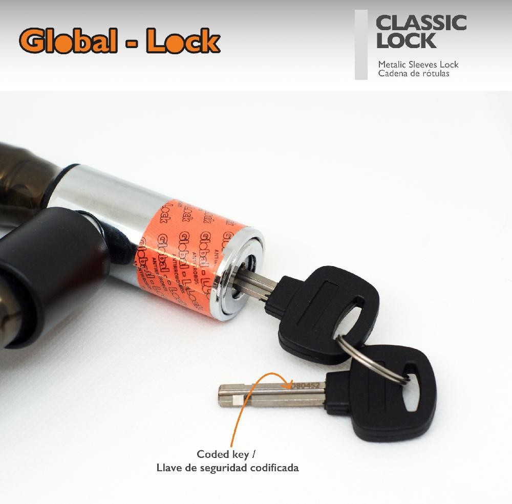 Candado de Rótulas Universal GLOBAL-LOCK CLASSIC LOOK (1200mm)