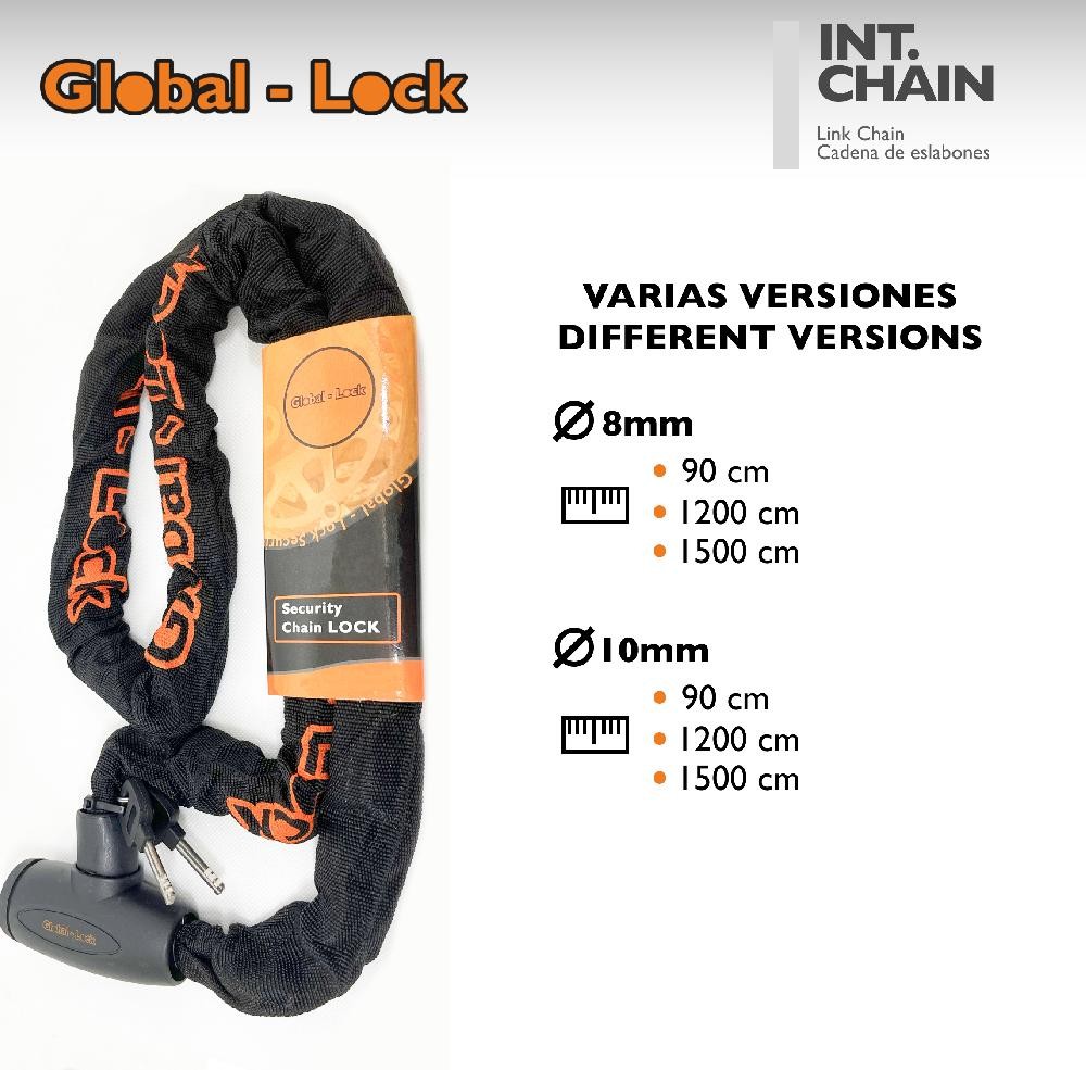 Antirrobo de cadena GLOBAL-LOCK CI-03 (8 x 900 mm) 4