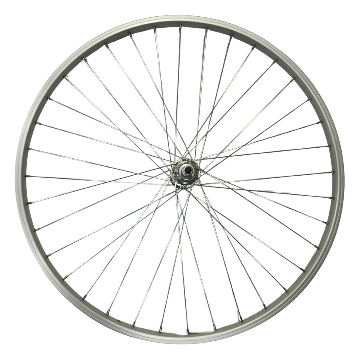 Rueda trasera bicicleta 650x35 aluminio sin carrete, repuesto trasero bici