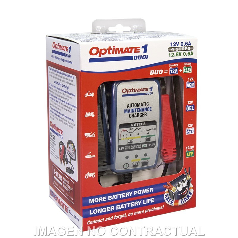 Cargador/Mantenedor de baterías OPTIMATE 1 DUO TM-402D 3