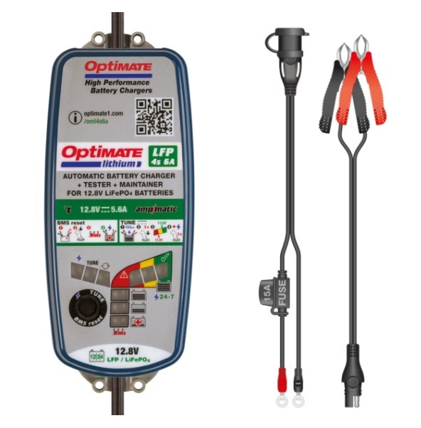 Cargador/Mantenedor de baterías OPTIMATE LITHIUM TM-390 1